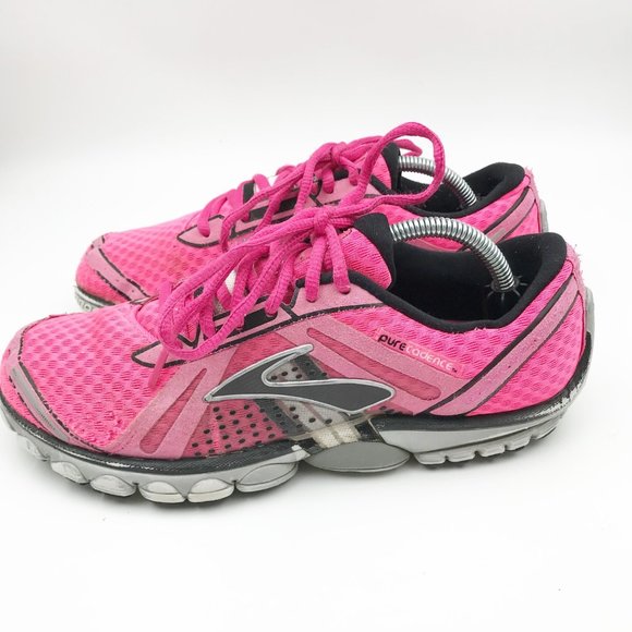 BROOKS Pure Cadence Pink Athletic Running Shoes Womens 8.5 - Picture 4 of 16
